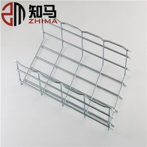 Best Selling 0.8 Zinc GI Wire Mesh Cable Tray for Ceiling Hot Dip Galvanized Steel Cable Tray thumbnail-2