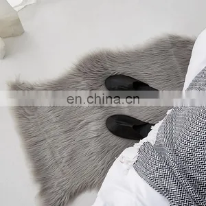 RAWHOUSE Pink White Gray Plush Skindeer Leather Carpet thumbnail-6