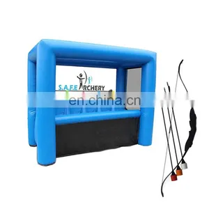 Kids Adult Inflatable Hoverball Archery Tag Target Knock Me Out Hover Ball Foam Bow and Arrow Shooting Game thumbnail-2