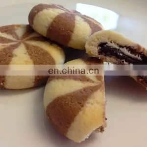 Double Filling Biscuits Encrusting Machine/ Three Color Cookies Maker Machine Manufacture OEM Welcome thumbnail-5