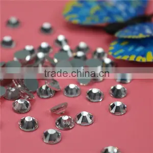 Low Price Wholesale DMC Flatback Hotfix Iron on Rhinestones Stones for Saree thumbnail-4