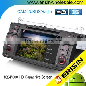 Erisin ES2246B 7" Android 4.4.4 2 Din Car Radio Bluetooth GPS 3G WiFi for E46 M3 thumbnail-1
