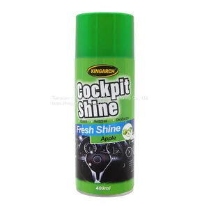 Lemon Scent Car Dashboard Polish Wax Cockpit Shine Spray Wax thumbnail-5