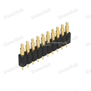 Dnenlink 2.54mm Pitch Single Row H4.0mm Straight Male Headert DIP Type PogoPin Header Connector thumbnail-4