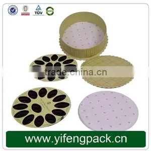 Eco-friendly Custom Made Rigid Chocolate Packaging Round Box Fashional Round Paper Gift Boxes thumbnail-2