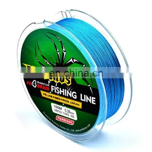 High Quality 4 Strands 100m 12colors Polyethylene Braided Line thumbnail-5