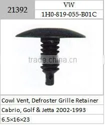Cowl Vent, Defroster Grille Retainer thumbnail-1