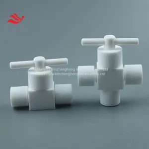 Customized PTFE Valve With Different Joint for Pipe Connection thumbnail-5