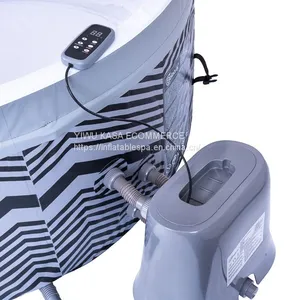YMW624 6-Person Foam SPA Round With Blower Bubble Function With Heater Warm Water With Filtration Clean Water thumbnail-2