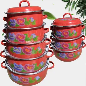 6pcs Vitreous Enamel Pot thumbnail-3
