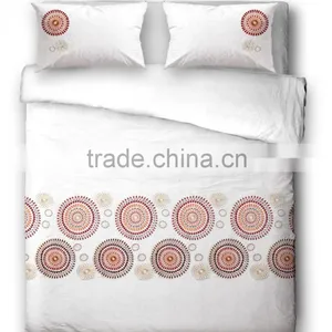 Fancy Traditional Embroideried Floral Duvet Cover thumbnail-3