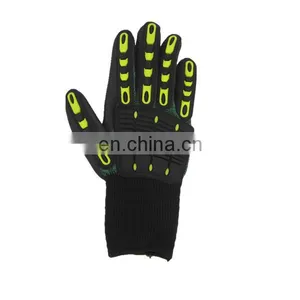Anti Cut Resistant 13G Impact Polyester Liner Working Nitrile Coated Safety Working Gloves thumbnail-4