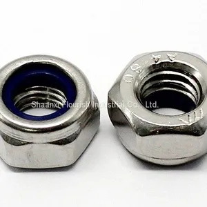 DIN 985 Standard Hexagon Lock Nut Prevailing Torque Type With Nylon Insert thumbnail-1