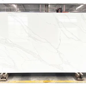 Code：3015，Calacatta Artificial Stone Quartz Slab Kitchen Countertops thumbnail-1