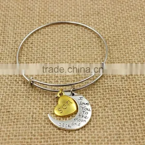 2016 Alex Bangles Adjustable Expandable Silver Bangles Wholesale Cheap Price Unisex Gender Bangles thumbnail-5