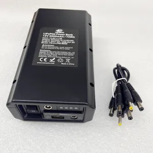 Melasta DC 12V Power Bank 6000 MAh Portable Charger Lithium Ion Battery Cell Powerbank thumbnail-3
