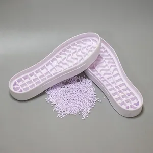 High Quality Raw Material Hardness Shore a 50 55 60 65 70 75 80 90 PVC Granule PVC Compound for Shoes Soles thumbnail-3