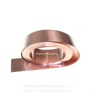 High-purity Nickel Strip 0.1, 0.12, 0.15, 0.2, 0.3mm Battery Connection Tabs, Spot-welded Pure Nickel Sheets, Pure Nickel Flat Bars thumbnail-3
