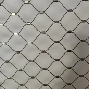 304/316 Stainless Steel Rhombus Cable Mesh for Stair Railing and Zoo Use thumbnail-4