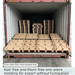 Food and Pharmaceutical Grade Molded Wood Pallets — Nail-Free, Splinter-Free, Safe, and Eco-Friendly thumbnail-2