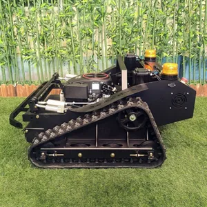 Steep Slopes Grass Maintenance Factory Direct Sales Vigorun 800mm Cutting Width Radio Controlled Tracked Grass Trimmer thumbnail-5