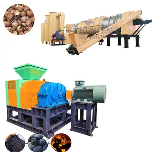 Olive Pomace Horse Manure Carbonization Furnace Olive Charcoal Forming Equipment EPC thumbnail-1