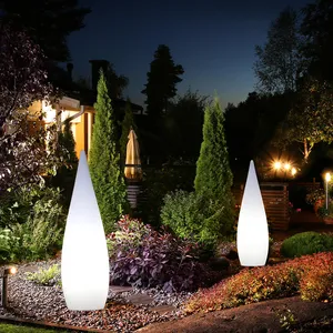 16 RGB Color LED Floor Lamp Modern Drip Shaped Decorative Lawn Lights for Outdoor Garden Dining Room Hotel Christmas Halloween thumbnail-4
