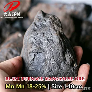 High Mn Content Manganese Ore For Furnace Washing, 18-33% Stable Chemical Composition Wholesale thumbnail-1
