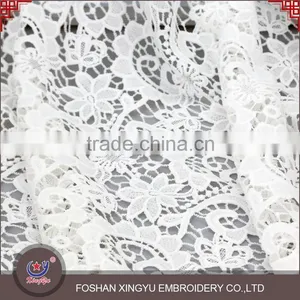 Fashion Promotional Custom Latest New Fashion Embroidery Net Dress Embroidered Bridal Fabric Designs thumbnail-1