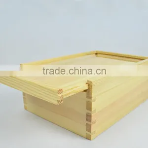 Wooden Pie Box Packaging Wood Food Box thumbnail-1