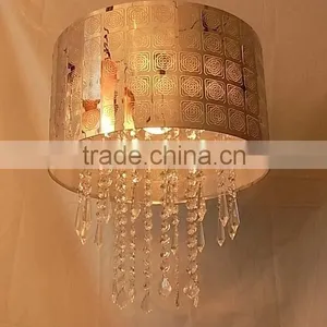 Laser Metal Matched Crystal Chandelier Pendant Lamp thumbnail-2