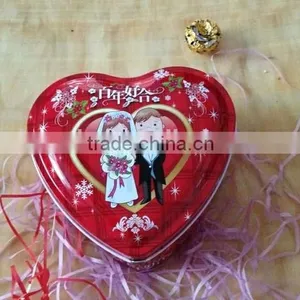 Heart-shape Tin Box,christmas Chocolate Tin Box,sweets Tin Box thumbnail-3