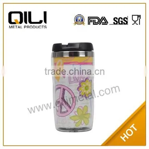 Double Wall Plastic and Stainless Steel Personalised Water Mug for Kids thumbnail-1