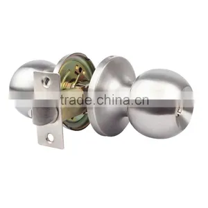 Tubular Knobset KY587BK-SC thumbnail-1