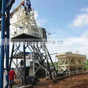 2016 Factory Price Concrete Machinery Small Mobile Concrete Batching Plant thumbnail-6