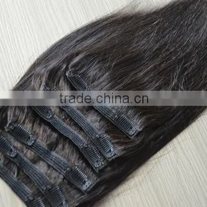 Remy Hair Wholesale Price Human Hair Clip in Grade 5a 6a 7a 8a Pure Indian Remy Virgin Human Hair Weft thumbnail-4