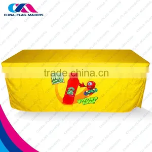 Cartoon Table Cover , Custom Trade Show Advertising Tablecover thumbnail-3