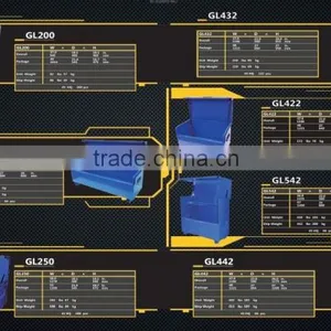 Blue Folding Steel Truck Tool Box thumbnail-3
