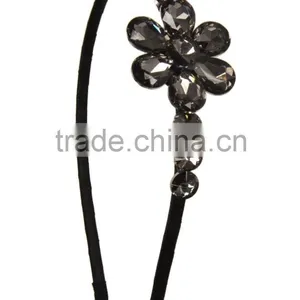Faux Gemstone Flower Hairband/Heanband thumbnail-1