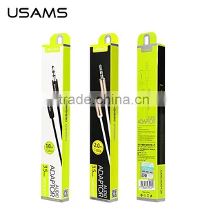 USAMS 3.5mm Jack Female to Male Earphone Headphone Stereo Audio Extension Cable Cord for Computer Speaker Phone 1M MT-5769 thumbnail-5