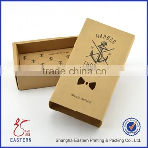 Kraft Paper Bow Tie Box Wholesale/Bow Tie Packaging Quality Choice thumbnail-4