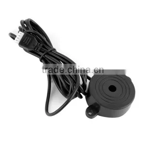 Black Waterproof 12V 4 Car Parking Sensors Auto Reverse Backup Rear Radar System Kit Sound Alert Alarm Indicator Sensor thumbnail-3