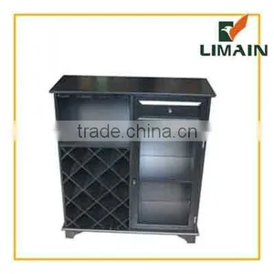 Wood Modern Wine Bar Cabinet thumbnail-1