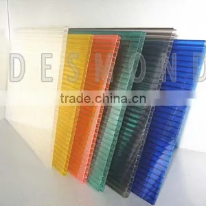 Polycarbonate Hollow Sheet 100% Virgin Makrolon Material/pc Sun Sheet /pc Sheets thumbnail-5