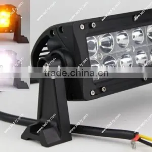Super Bright 7.5'' LED Driving Light Bars Amber and White LED Light Bar 36w LED Work Light Bar thumbnail-1