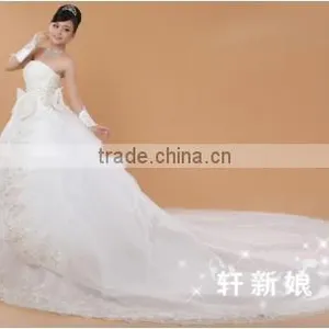 Long Trail Princess Wedding Dress thumbnail-1