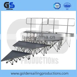 Rental and Resale Portable Stage Stairs ,choral Stage , Cheap Stage for Show Quality Choice thumbnail-3