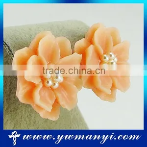 Wholesale Coloful Folwer Ear Stud Earrings E0853 Supplier's Choice thumbnail-1