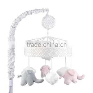 Baby Bed Mobile Musical Hanging Toys Plush Animal Toy Baby Bed Bell thumbnail-3