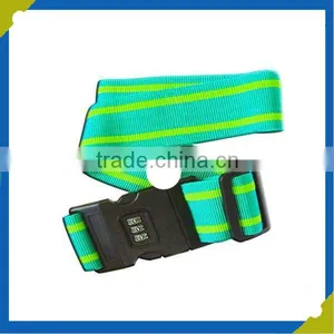 Custom Logo TSA Approved 3-Dial Combination Lock Luggage Strap thumbnail-1